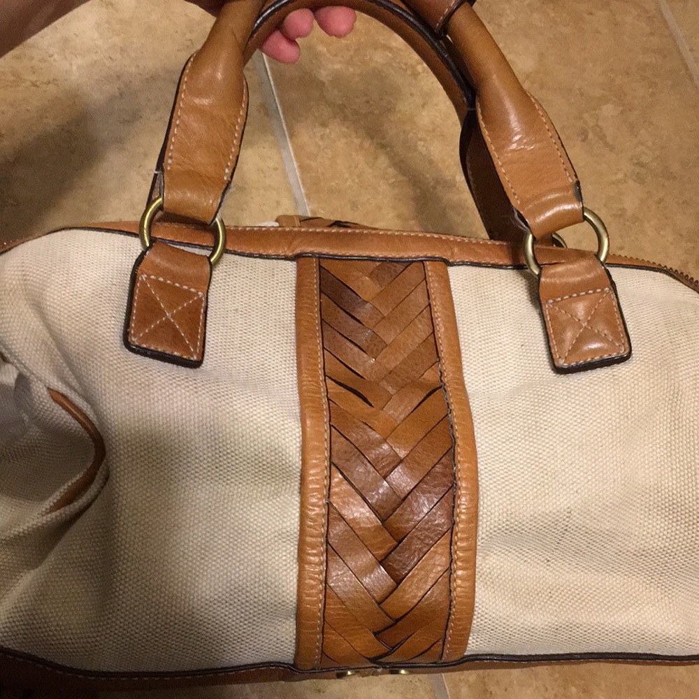 Tan bag